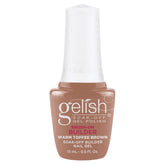 Gelish Brush On Builder Gel .5oz - Warm Toffee Brown
