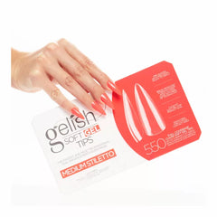Gelish Soft Gel Tips - Medium Stiletto