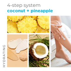 Be Care Love Coconut + Pineapple 4-step Packet Box