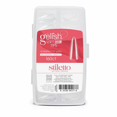 Gelish - Soft Gel Tips Natural Medium - Stiletto 160ct