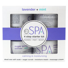 Be Care Love Lavender + Mint 4 Step Starter Kit