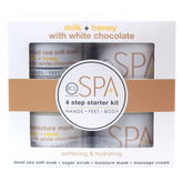 Be Care Love Milk + Honey with White Chocolate 4 Step Starter Kit
