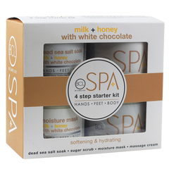 Be Care Love Milk + Honey with White Chocolate 4 Step Starter Kit