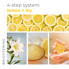 Be Care Love Brightening Lemon + Lily 4-step Packet Box