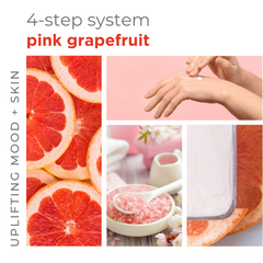 Be Care Love Pink Grapefruit 4-step Packet Box