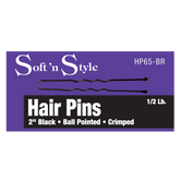 Soft N Style 2” Hair Pins - Bronze - 1lb (HP65-BR)