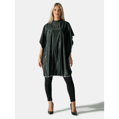 Betty Dain Budget Solid Shampoo Cape - Black (406V-BLK)