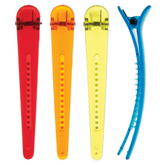 Soft N Style 4.5 Translucent Duck Bill Clips (CD-218)