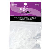 Gold Magic Clear Braiding Bands (250pk)