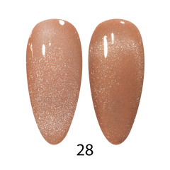 DND DC 9D Cat Eye Creamy - Caramel Lullaby #28