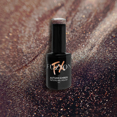 Fuzion Cat Eye Gel Polish 15ml - Autumn Ember