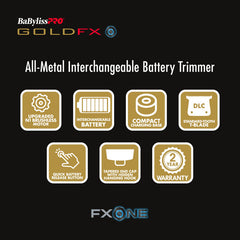 BabylissPro GoldFX All Metal Trimmer (FX799G)