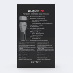 Babyliss Pro Core FX Complete Set Trimmer, Clipper, & Double Foil Shaver (FXCLCPK3)