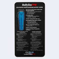 BabylissPro FXONE Lo-ProFX Clipper - Black & Blue (FX829BL)