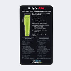 Babyliss Pro Lo-Pro FX Clipper Neon Yellow (FX829NY)