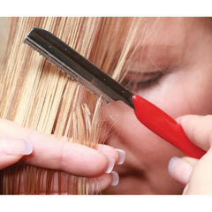 Feather Texturizing Styling Razor Red Handle