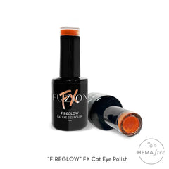 Fuzion Cat Eye Gel Polish 15ml - Fireglow