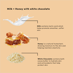 Be Care Love Dead Sea Salt Soak Milk + Honey w/ White Chocolate