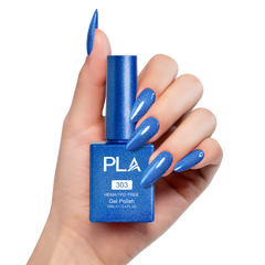 PLA Gel Polish 12ml - Sapphire Sparkle 303