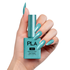 PLA Gel Polish 12ml - Twinklin' Turquoise 304