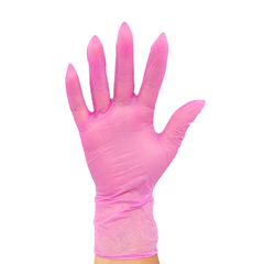 ColorTrak Vinyl Gloves 100pk - Pink