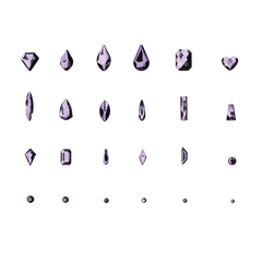 PLA Nail Gems - Purple