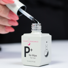 Light Elegance - P+ No Wipe Soak-Off Top Coat 10ml