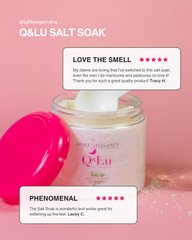 Light Elegance - Q&Lu Salt Soak Sample