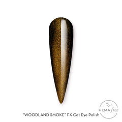 Fuzion Cat Eye Gel Polish 15ml - Woodland Smoke