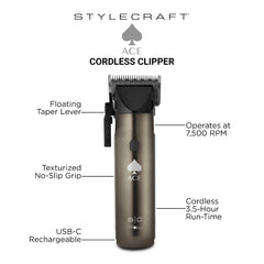Stylecraft Ace Compact Cordless Clipper