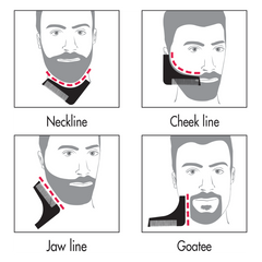 Scalpmaster Barber Beard Styling Tool (SC9293)