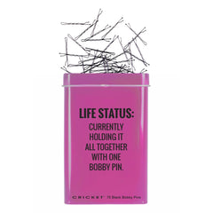 Cricket Life Status Bobby Pin Tin