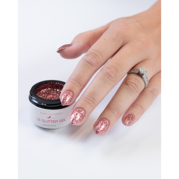 Light Elegance Diamond In The Rough Glitter Gel 10ml Ogden Beauty