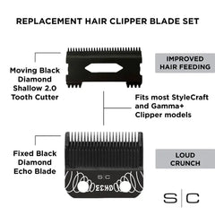 Stylecraft Blade Set Black Diamond Echo Faper & Shallow 2.0 (SC544B)