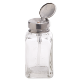 DL Pro Clear Glass Pump Dispenser Bottle 6oz (DL-C334)