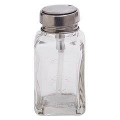 DL Pro Clear Glass Pump Dispenser Bottle 6oz (DL-C334)
