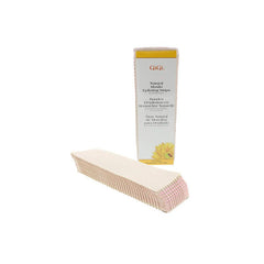 GiGi Natural Muslin Strips - 100 Pack - 3" x 9"