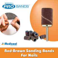 Medicool Red Sanding Bands 100pk