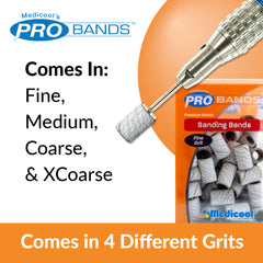 Medicool White Zebra Sanding Bands 100pk