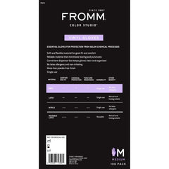 Fromm Lilac Vinyl Gloves - 100pk
