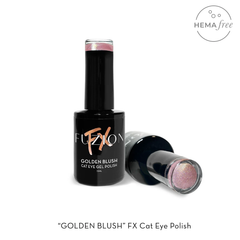 Fuzion FX Cat Eye Gel Polish 15ml - Golden Blush