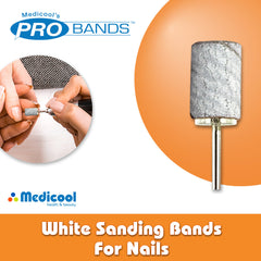 Medicool White Zebra Sanding Bands 100pk
