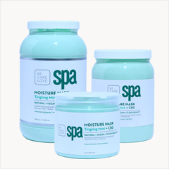 Be Care Love Moisture Mask - Tingling Mint + CBD 64oz
