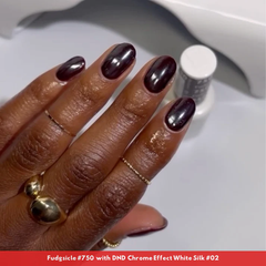 DND Chrome Effect - White Silk 2 - 1g