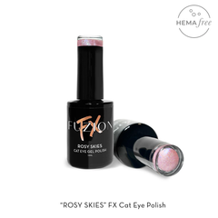 Fuzion FX Cat Eye Gel Polish 15ml - Rosy Skies