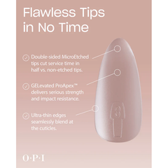 OPI GELevate Tips - Clear Almond (FCT004)