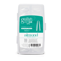 Gelish Soft Gel Tips Almond Natural Medium