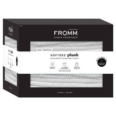 Fromm Softees Plush Microfiber Towels 6pk - White