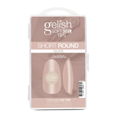 Gelish - Soft Gel Tips Short Round Nude - 120ct