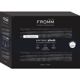 Fromm Softees Plush Microfiber Towels 6pk - Dark Grey